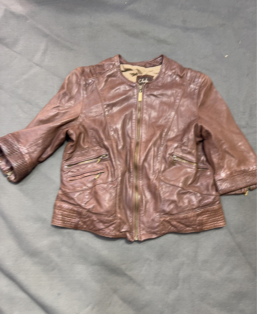 Cole Haan Brown Leather Jacket