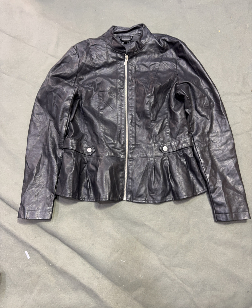 Baccini schwarze Lederjacke