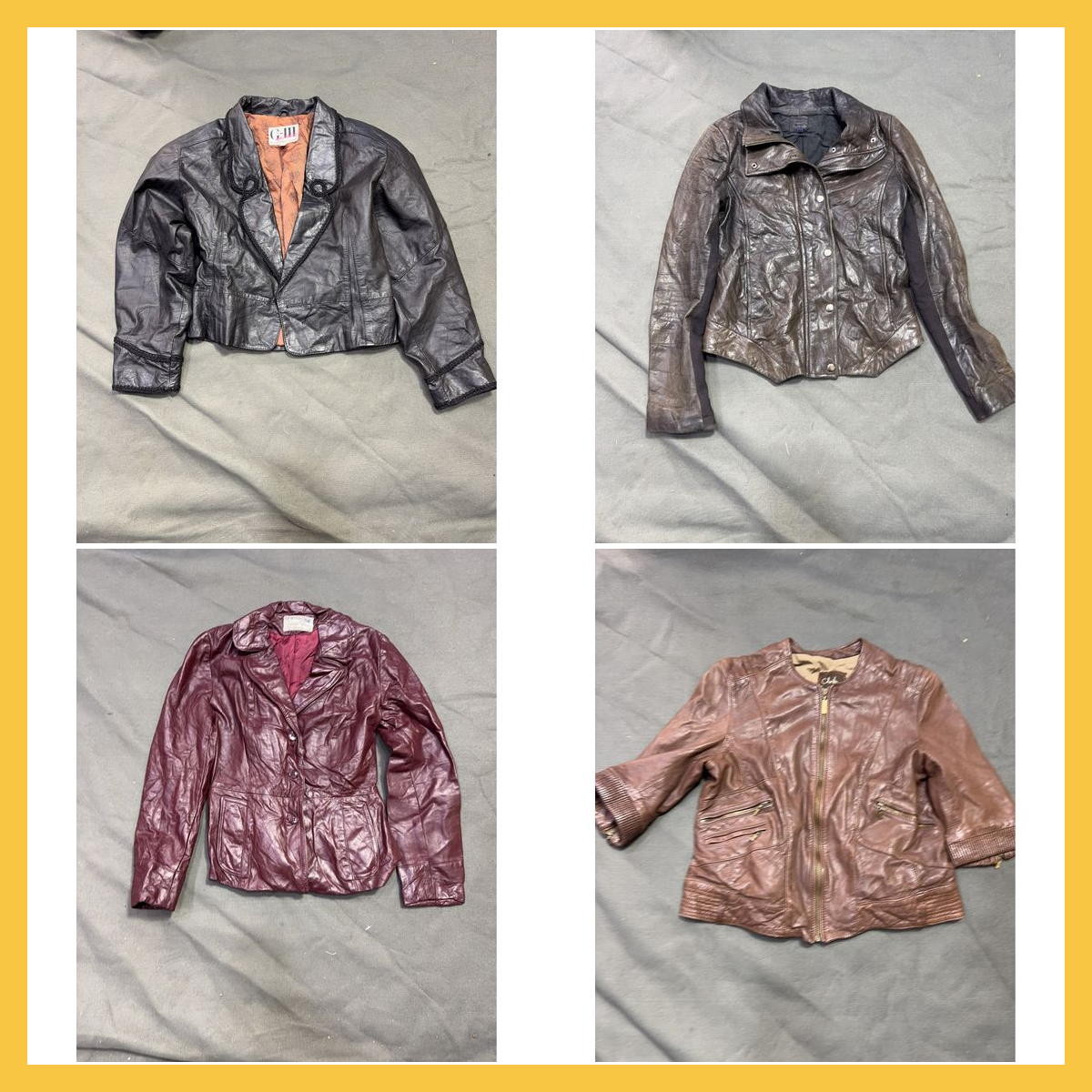 Leather Jackets & Vest Bundle - G-III, Gap, Cole H..