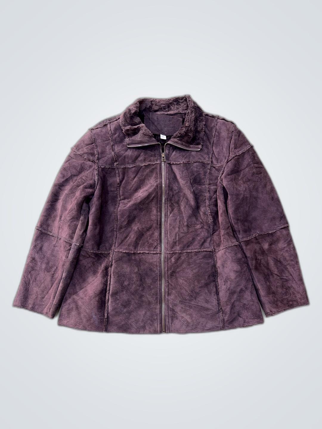 Michael Kors Purple Faux Fur Jacket