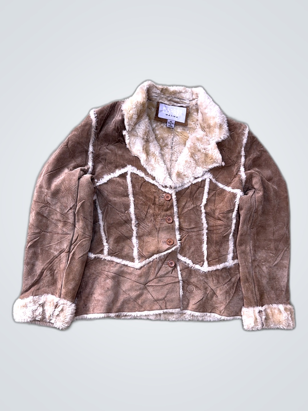 Brown Faux Fur Jacket