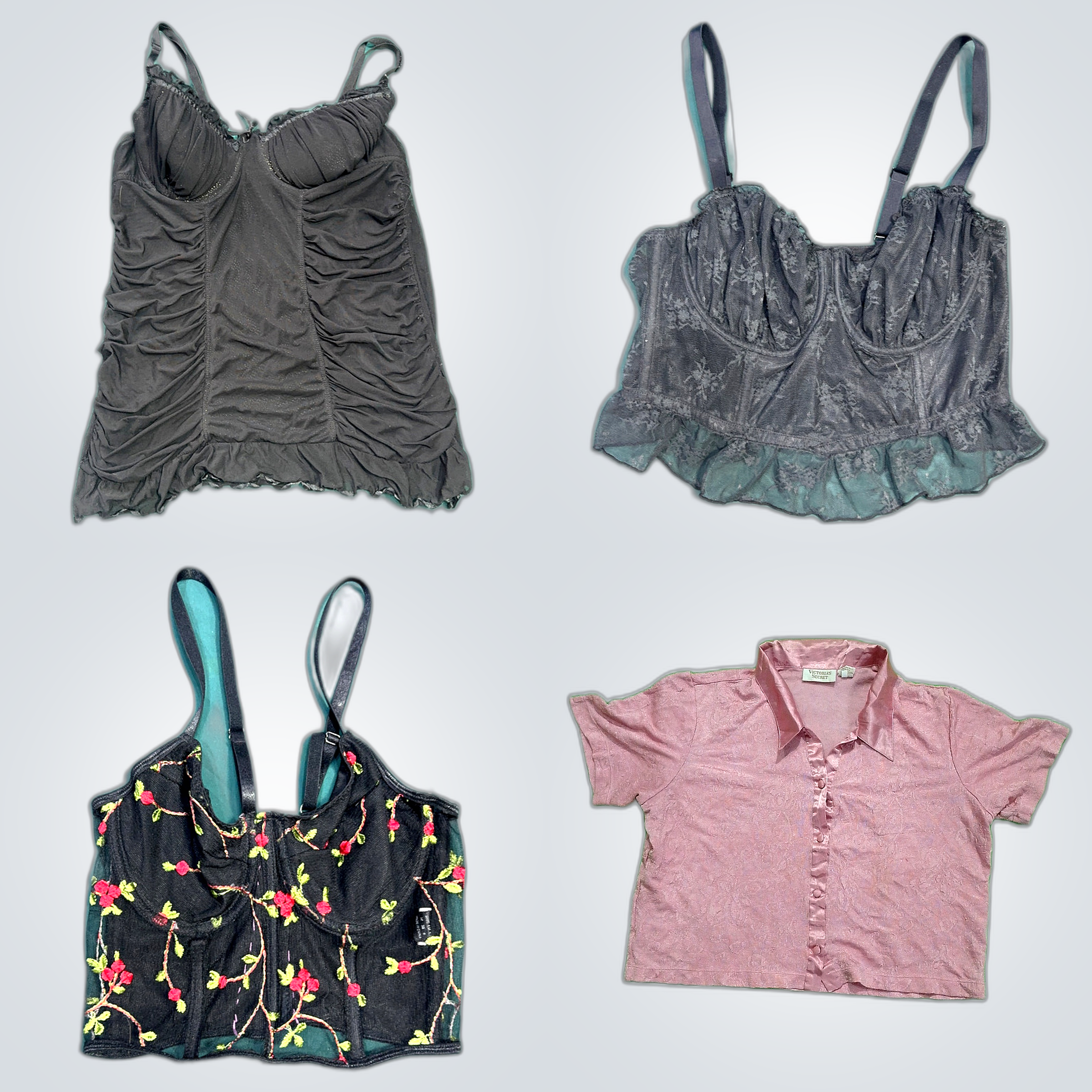 Victoria's Secret Y2K Lace Trim Camisoles