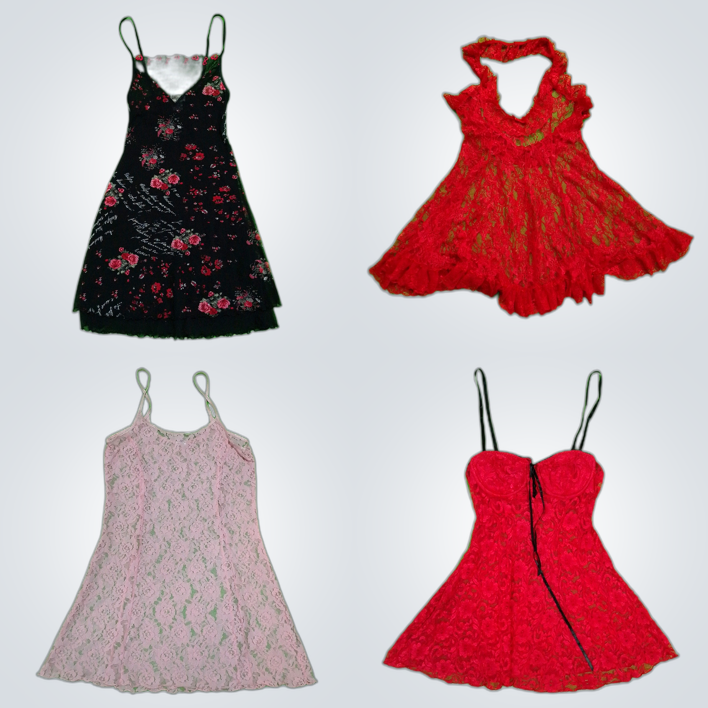 Y2K Lace Slip Dress