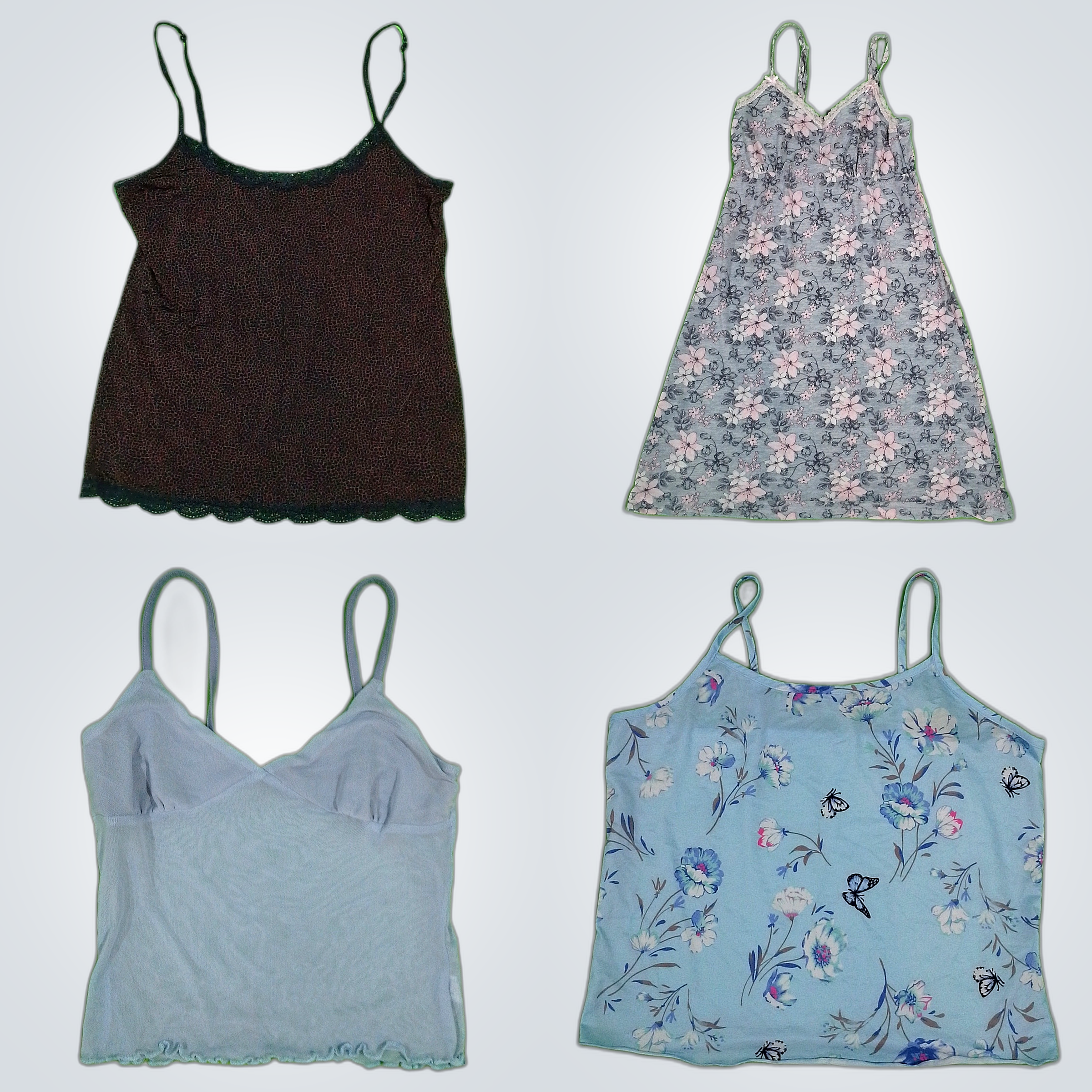 Y2K Cosmic Spark Cami Tops