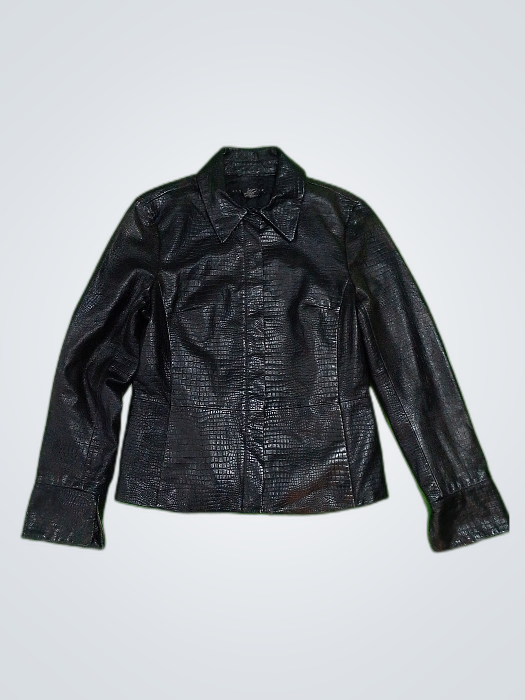 Apostrophe Black Leather Jacket