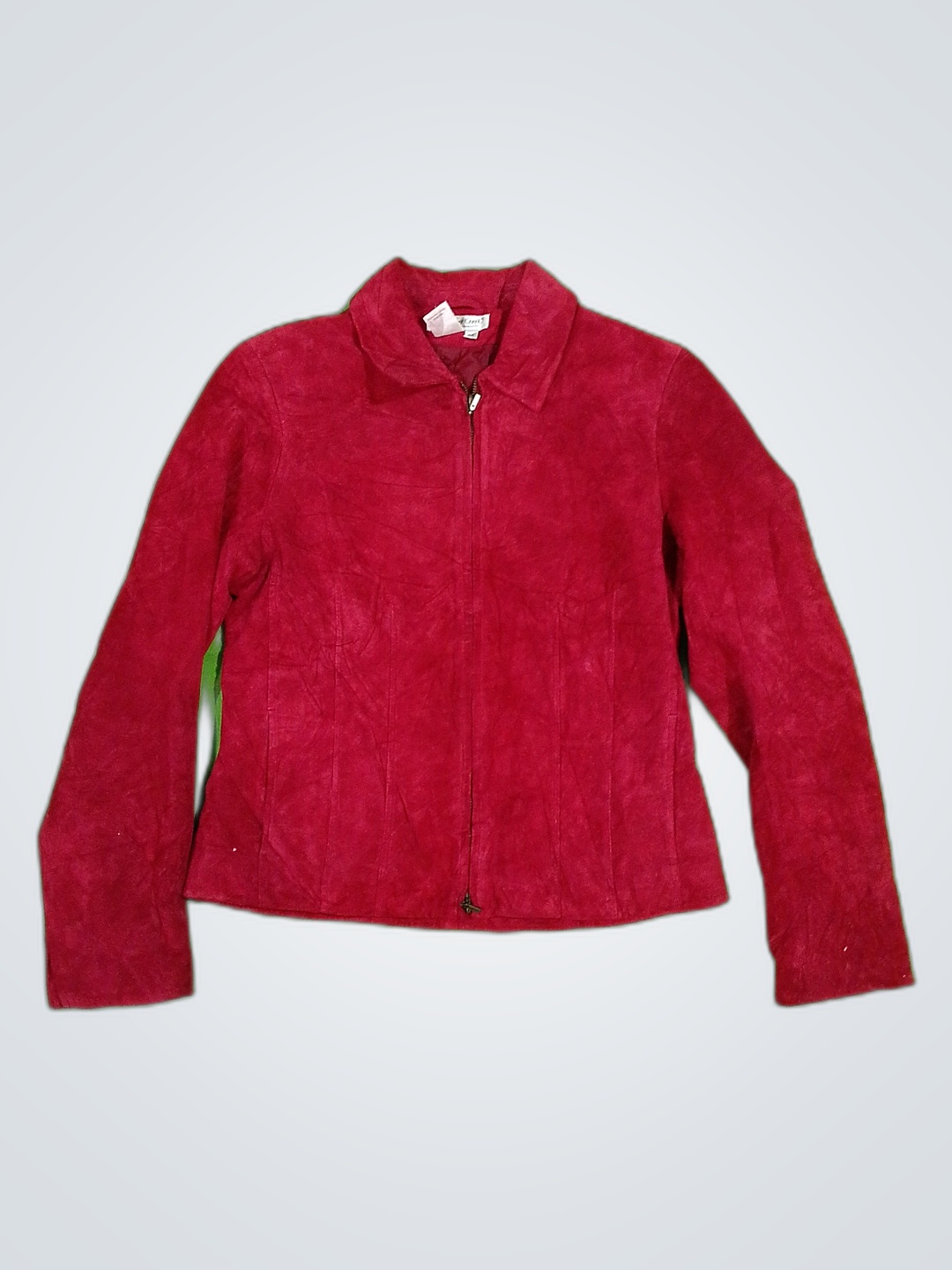 Coldwater Creek Red Leather Jacket