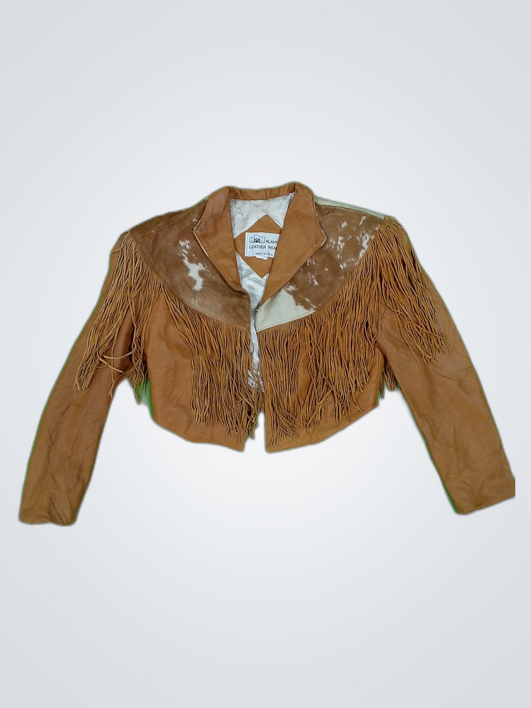 Alamo Leather Wear Fringed Leather Jacket