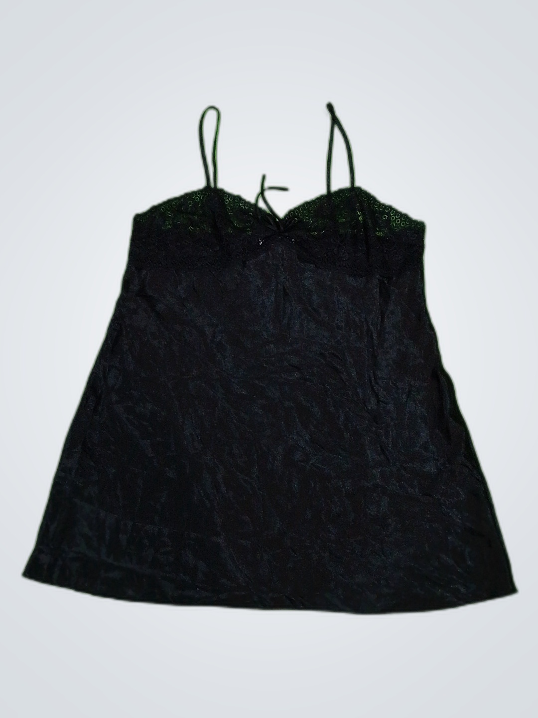 Morgan Taylor Black Lace Trim Camisole