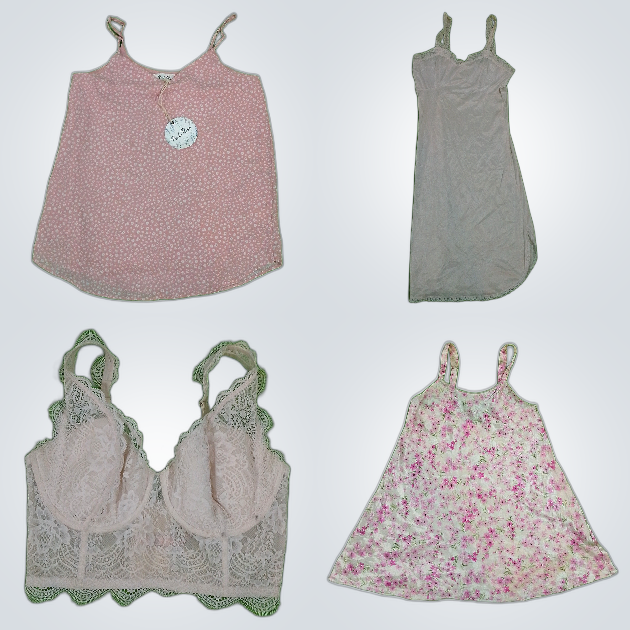 Y2K Cosmic Spark Cami Tops