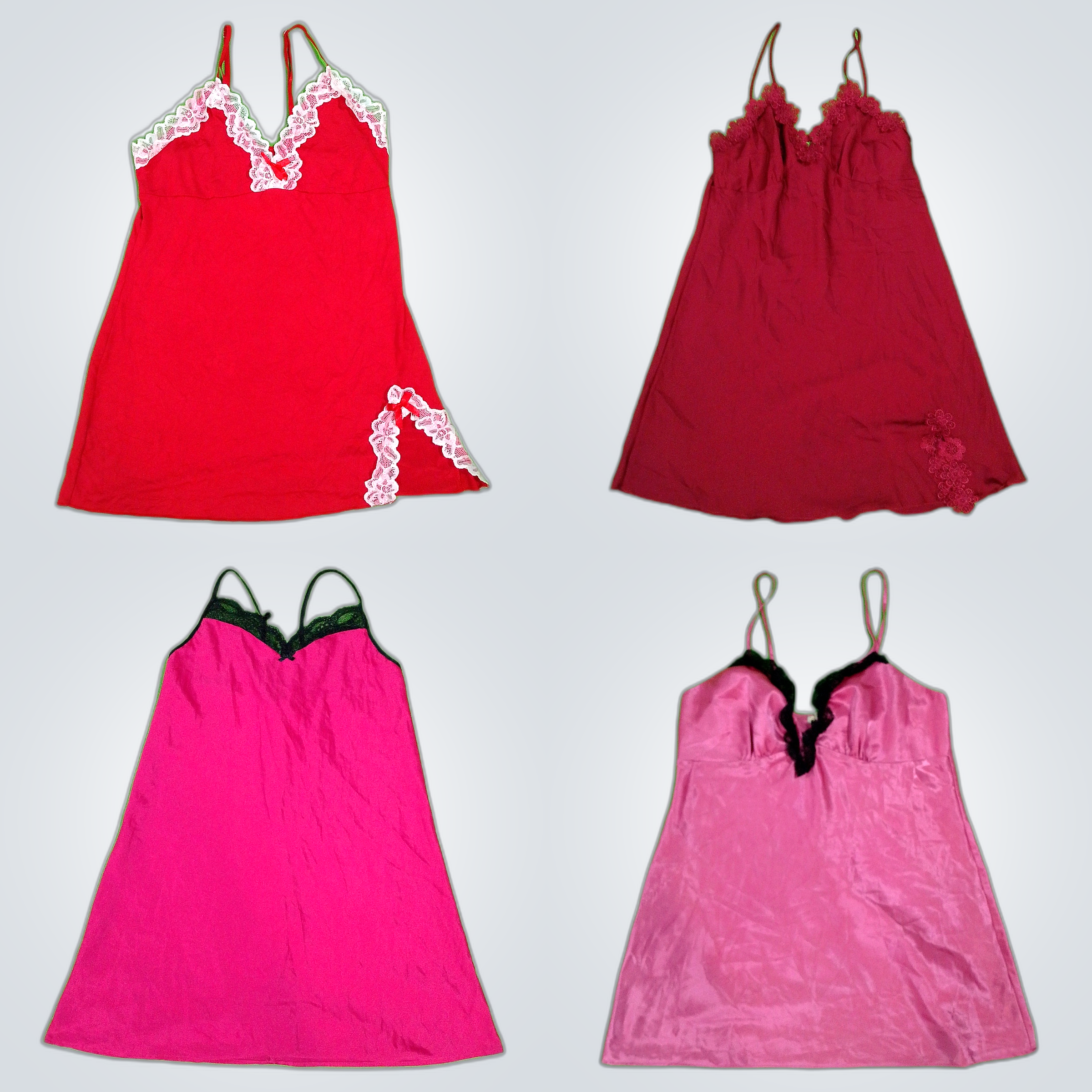 Y2K Lace Fusion Cami Tops