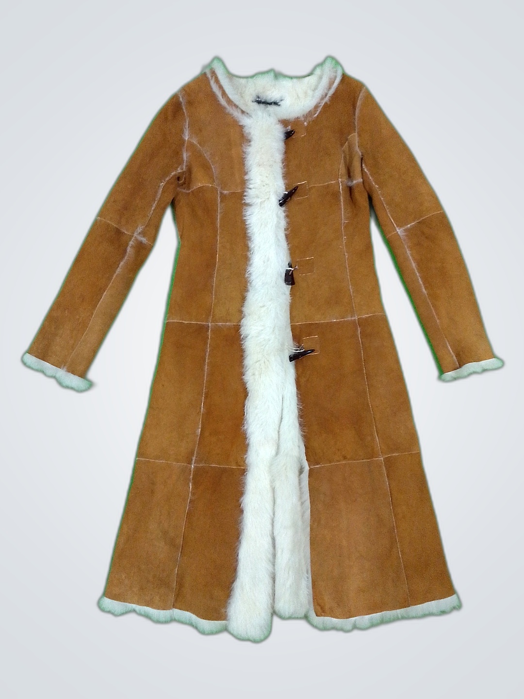 Brown Fur-Trimmed Coat